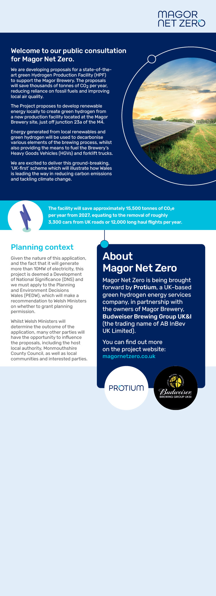 Magor Net Zero Consultation Banner 1